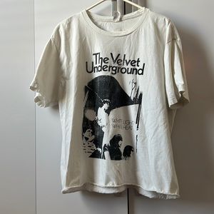 Pacific Graph T shirt, white and black, size XL